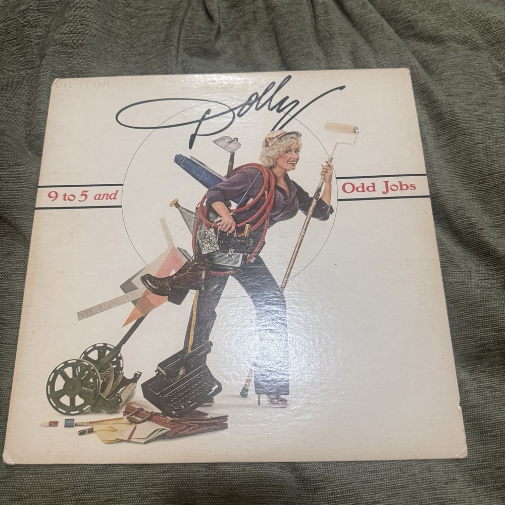 Dolly Parton 9 to 5  And Odd Jobs Vinyl L P Record VG+